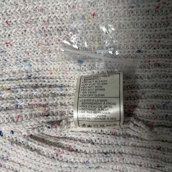 BB Dakota Chill Pill Speckled Open Front Longline Knit Cardigan Sweater Size XS - Picture 9 of 9